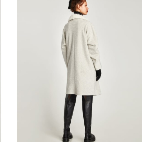 ZARA Jacket :Grey Marl, US M/EUR M - Picture 4 of 6